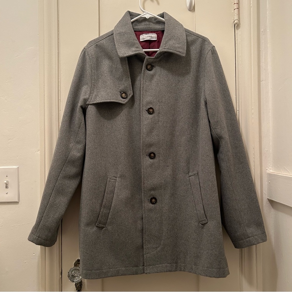 Five Four Men’s Wool Peacoat